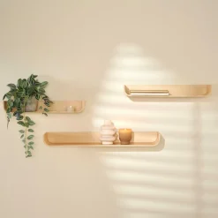 Online CASA NOMA Scaffale Pensile S/3 Naturale