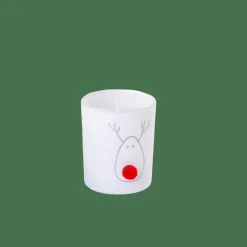 Sale CASA NOSE Candela In Vaso Bianco, Rosso, Dorato