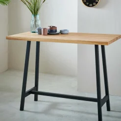 Online CASA OAK SPLIT Tavolo Da Bar Naturale