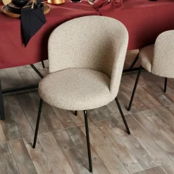 Fashion CASA OLIVIER Sedia Da Tavolo Beige