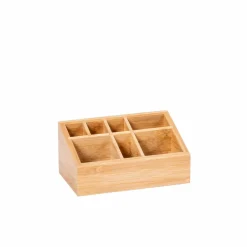 Cheap CASA ORGANOO Contenitore Per Cotton Fioc Trasparente, Naturale