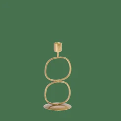Outlet CASA OVAL Portacandela Dorato