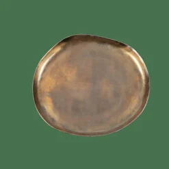 New CASA OVALS Piatto Da Portata Dorato