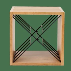 Best Sale CASA OXO Scaffale Portabott Nero, Naturale, Multicolore