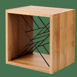 Best Sale CASA OXO Scaffale Portabott Nero, Naturale, Multicolore