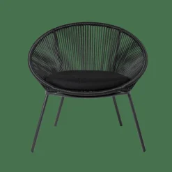 Fashion CASA PAPAYO Sedia Lounge Nero