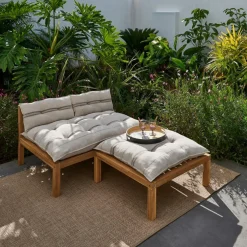 Fashion CASA PAULETTE Tavolo & Pouf Lounge Naturale