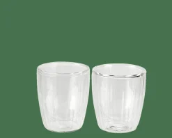 New CASA PAUSA Bicchiere 2a Parete Set Di 2 12,5 CL Trasparente