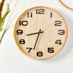 Outlet CASA PLYWOOD Orologio Da Parete Naturale