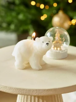Flash Sale CASA POLA Candela Orso Polare Bianco
