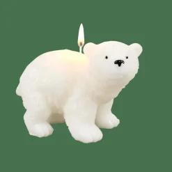 Flash Sale CASA POLA Candela Orso Polare Bianco