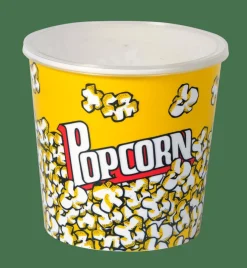 Fashion CASA POPCORN Secchio Per Popcorn Con Coperchio Multicolore