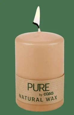 Discount CASA PURE Candela A Cilindro Beige