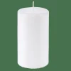 Outlet CASA PURE Candela Cilindrica Bianco