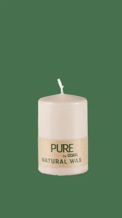 Best Sale CASA PURE Candela Cilindrica Marrone Chiaro