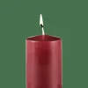 Hot CASA PURE Candela Cilindrica Rosso Scuro