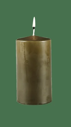 Outlet CASA PURE Candela Cilindrica Verde