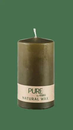 Outlet CASA PURE Candela Cilindrica Verde
