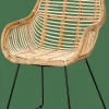 Clearance CASA ROTAN Sedia Da Tavolo Naturale
