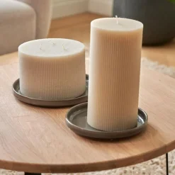 Sale CASA RUSTIC Candela Ondulata Beige
