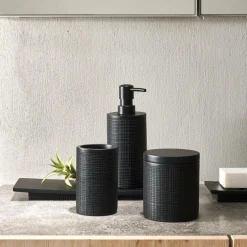 New CASA SAMOURAI Dispenser Per Sapone Nero