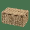 Outlet CASA SEAGRASS Cesto Portatutto M Con Coperchio Naturale