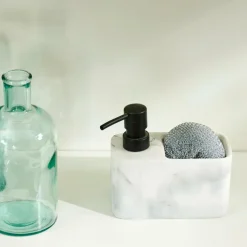 Sale CASA SHADOW Dispenser Sapone Con Spugna Nero, Bianco