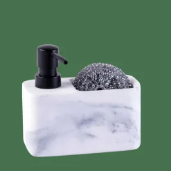 Sale CASA SHADOW Dispenser Sapone Con Spugna Nero, Bianco