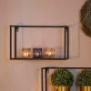 Cheap CASA SHORP Scaffale Pensile Nero