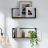 Clearance CASA SHORP Scaffale Pensile Nero