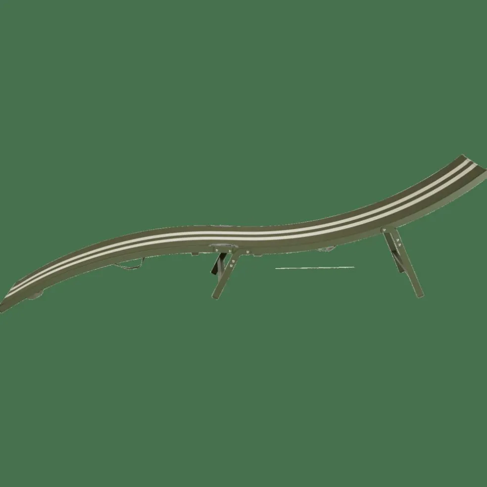 Sale CASA SILVES Lettino Set Di 2 Cachi A Righe