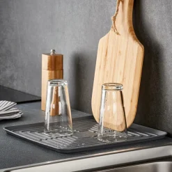 New CASA SINK Tappeto Scolapiatti Grigio