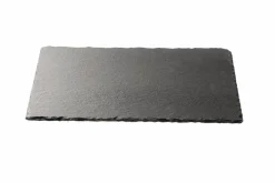 Discount CASA SLATE Piatto Nero