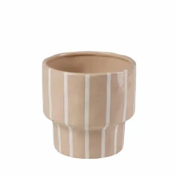 Best Sale CASA STRIPES Vaso Da Fiori Sabbia