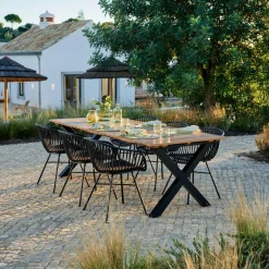 Outlet CASA TEAK LUXE Lettino Naturale