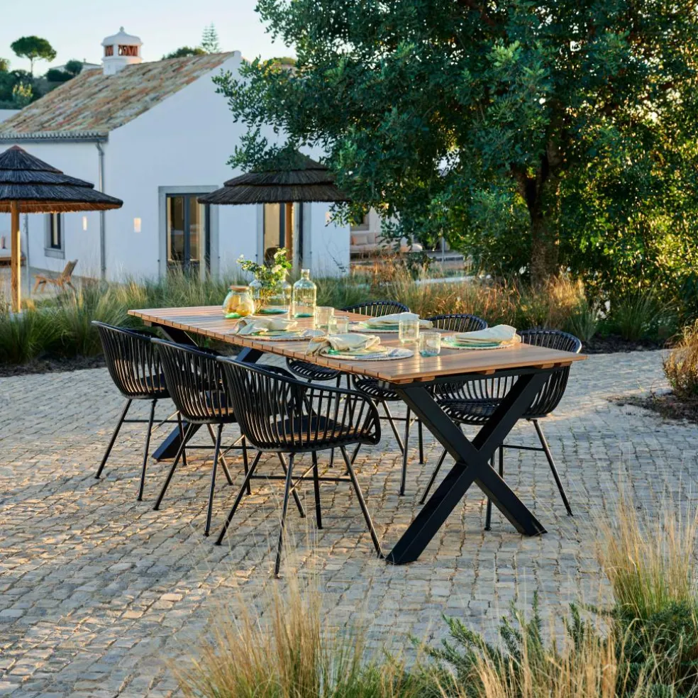 Outlet CASA TEAK LUXE Lettino Naturale