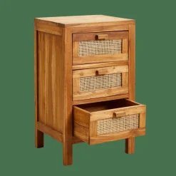 Best Sale CASA TECK Armadio A 3 Cassetti Naturale