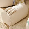 New CASA TEDDY BUNNY Pouf Bianco Antico