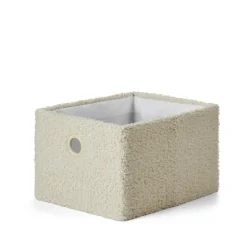 Flash Sale CASA TEDDY Cesto Pieghevole Bianco Antico