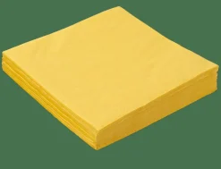 Outlet CASA UNI Set Di 20 Tovaglioli Ocra
