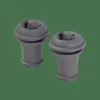 Clearance CASA VACUVIN Tappi Da Vino Set Di 2 Grigio