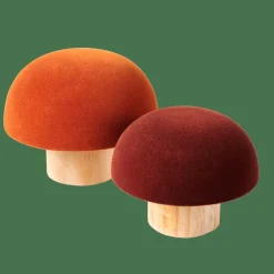 Discount CASA VELVET Fungo Naturale, Multicolore