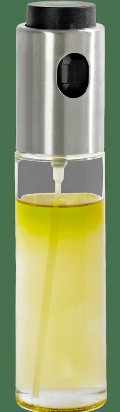 Fashion CASA VINAIGRE Vaporizzatore Olio O Aceto Nero, Argentato, Trasparente