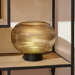 Sale CASA VINTO Lampada Da Tavolo Ambro Trasparente