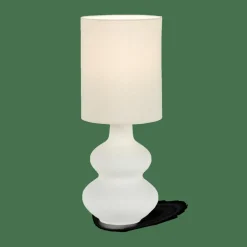 Clearance CASA WHITESTONE Lampada Tav+paralume E27 Bianco Antico