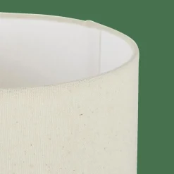 Clearance CASA WHITESTONE Lampada Tav+paralume E27 Bianco Antico