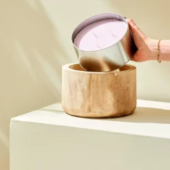 Sale CASA WOOD Ricarica Candela Esterni Viola