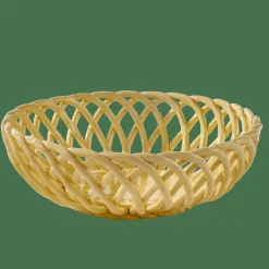 Shop CASA WOVY Cesto Portafrutta Giallo Chiaro