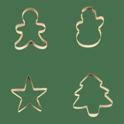 Cheap CASA X-MAS GOLD Formine Coppaimpasto Set Di 4 Dorato