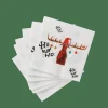 Fashion CASA X-MAS MOOSE Set Di 20 Tovaglioli Multicolore